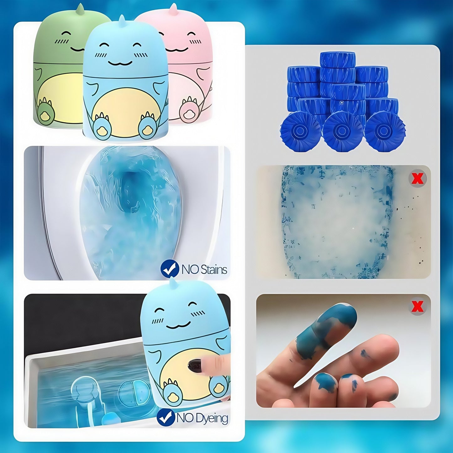🔥Toilet Cleaner & Toilet Deodorizer Wonder