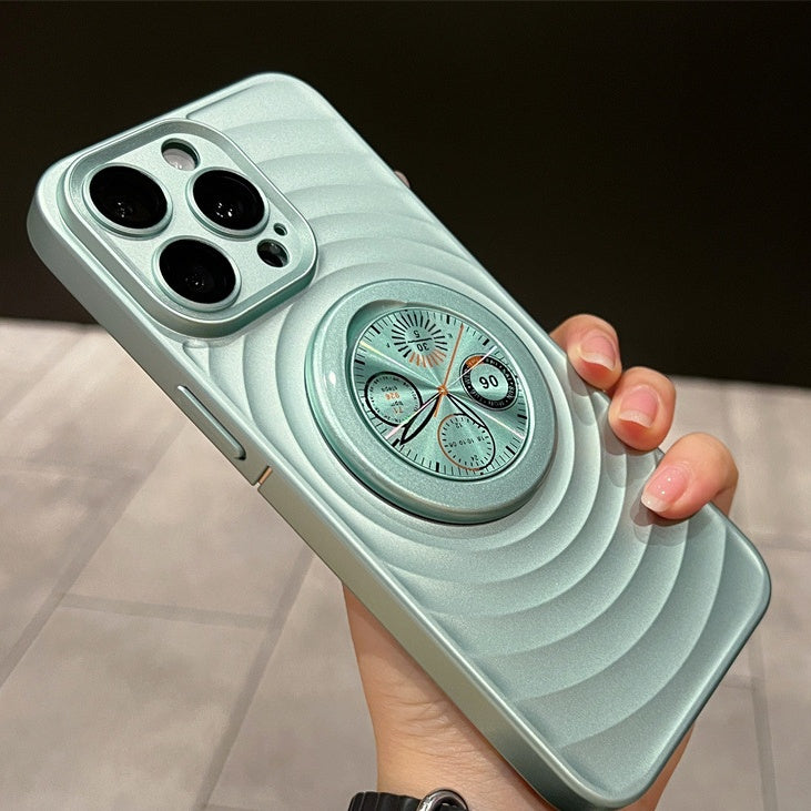 Ripple Pattern Magnetic Phone Case with Stand