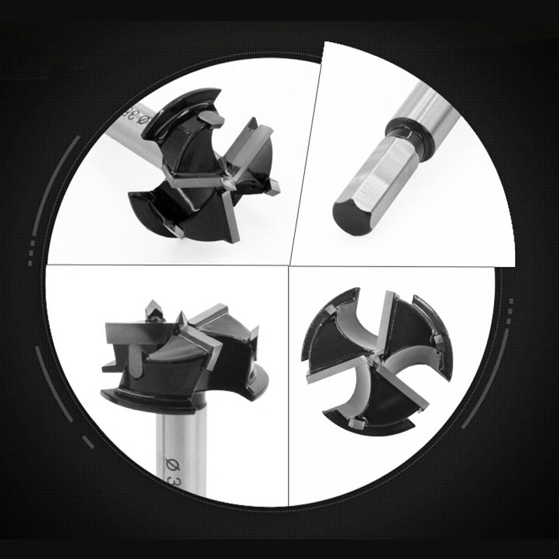 35mm 3-Flute Carbide Drill Bit