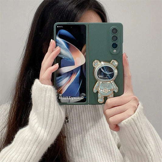 Cute Astronaut Case for Galaxy Z Fold Series