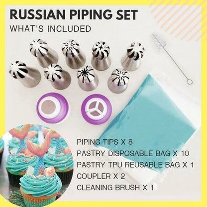 Stainless Steel Cream Framing Spout Baking Tool Set