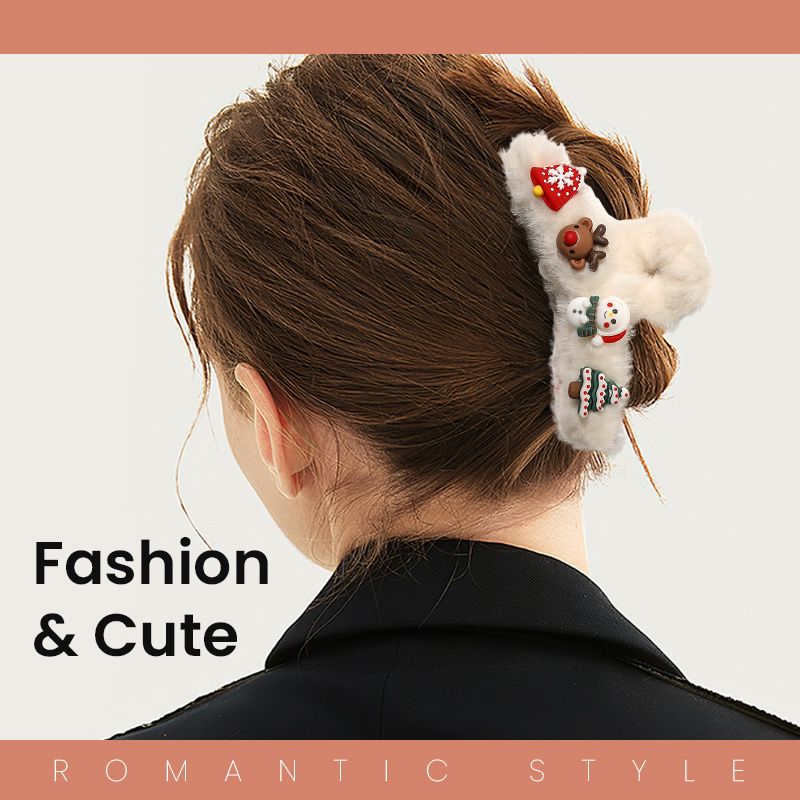 Cute Fluffy Hair Claw Clips