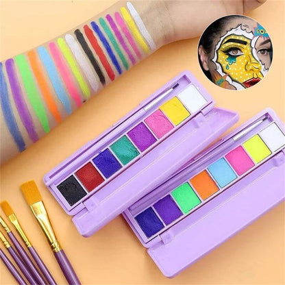 Water-Soluble Fluorescent Makeup Palette