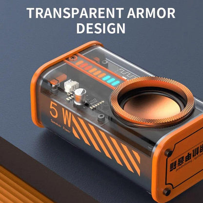 Outdoor Transparent Mecha Wireless Bluetooth Speaker