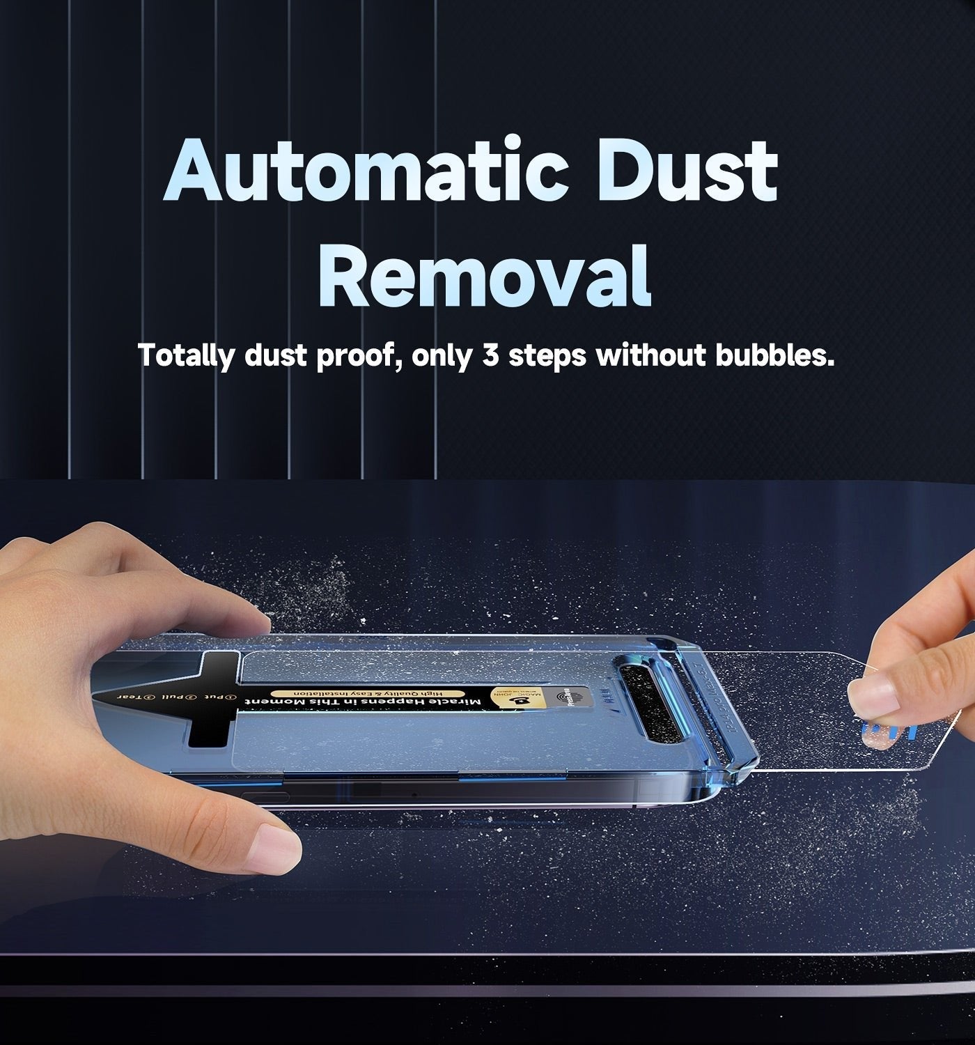 🔥📱Invisible Artifact Screen Protector -Dust Free Without Bubbles