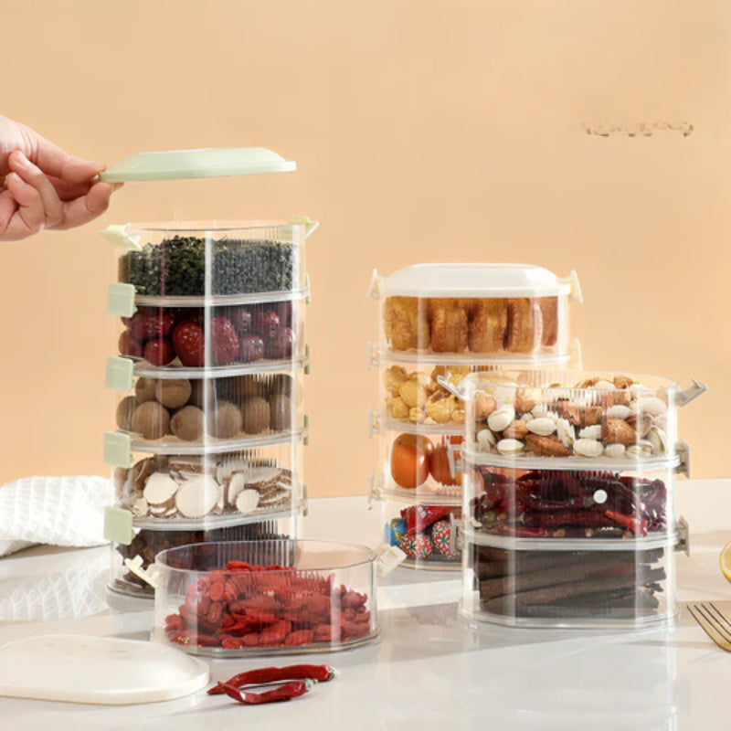 Multilayer Seasoning Storage Box