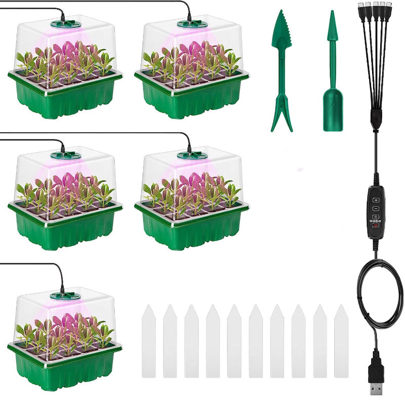 Seed Starter Trays with Grow Light