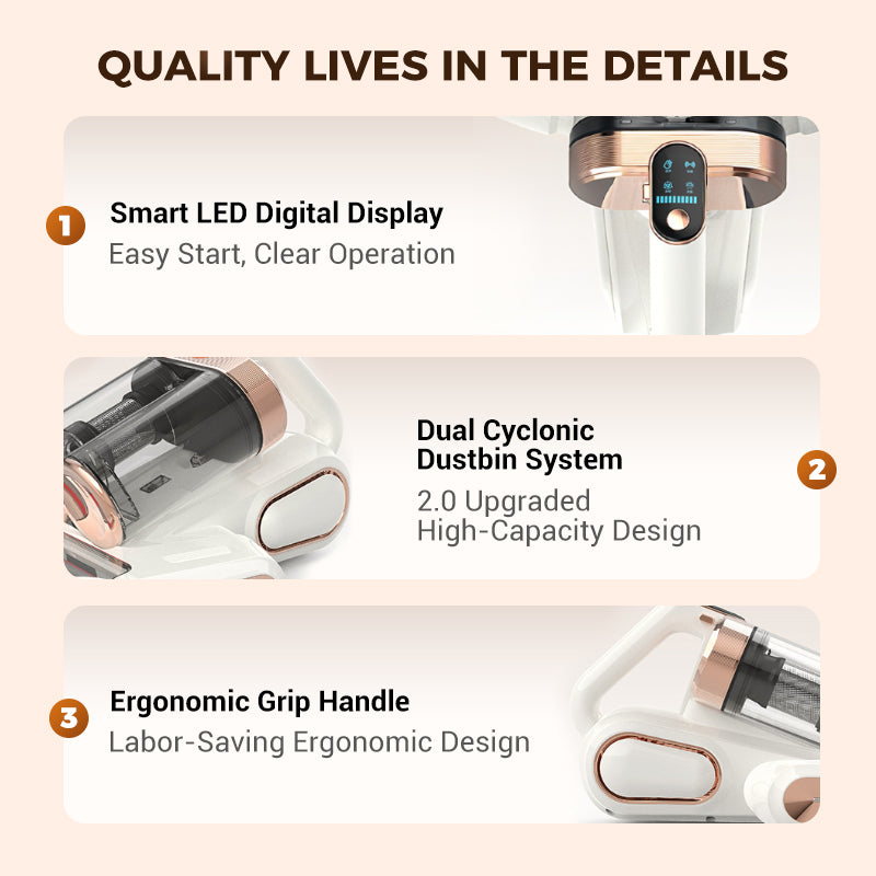 ✨Mattress Vacuum Cleaner for Dust Mites Removal