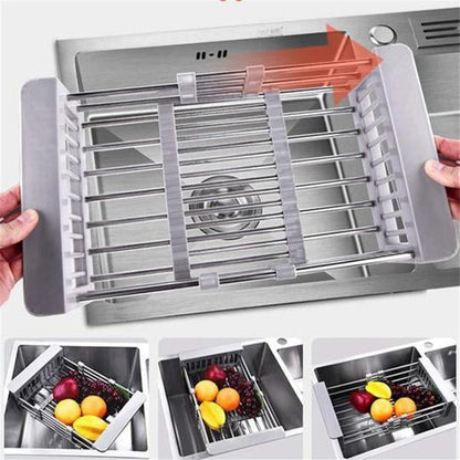 Kitchen Retractable Drainer Rack