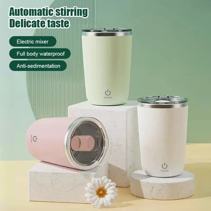 Warm Gift-Electric Stirring Magnetic Coffee Cup