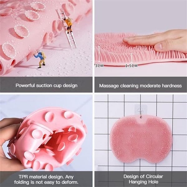 Summer Hot Sale-Shower Foot And Back Scrubber Massage Pad