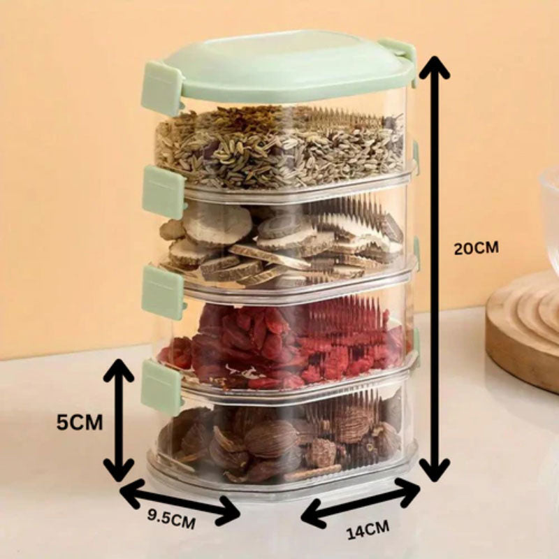 Multilayer Seasoning Storage Box