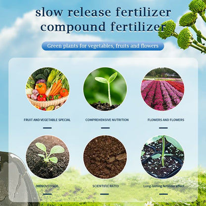 Home Gardening Universal Slow-Release Tablet Organic Fertilizer