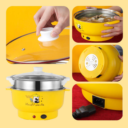 Multifunctional Electric Cooking Pot With Steamer