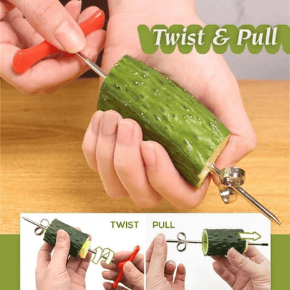 Vegetables Spiral Knife Carving Tool（50% OFF）