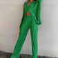 Women's Elegant Pleated Two-Piece Set