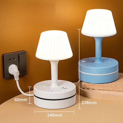 Bedside Lamps With AC Outlets & USB Ports