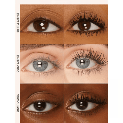 👁️✨ All-Day Beautiful Lashes, Smudge-Proof! Waterproof Fiber Mascara for Natural Volume. 💖💃
