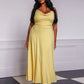 Lulah Drape Maxi Dress with Built-in Bra