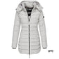 🔥 Winter Women's Mid-length Padded Jacket Warm Solid Color Hooded Jacket