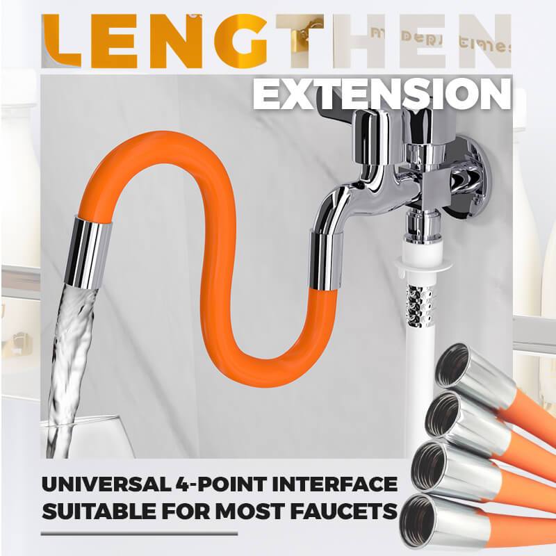 Universal Rotating External Booster Faucet Extender