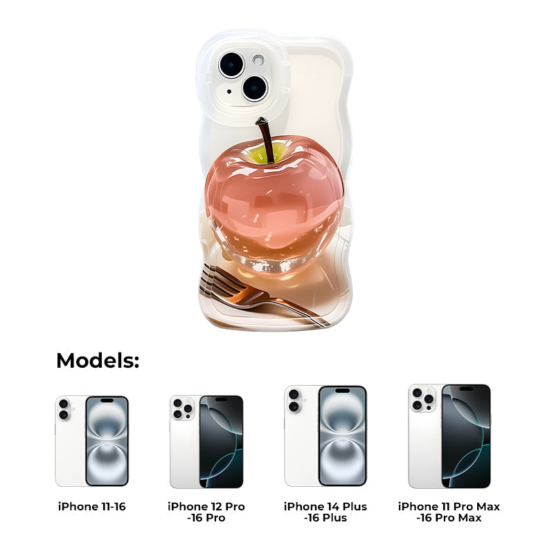 🍏📱Transparent Phone Case for iPhone