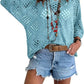 ✨Womens Bohemian-Inspired Beige Crochet Top with V-Neck