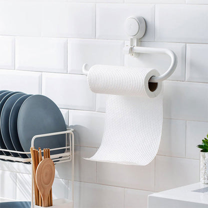 Punch-Free Roll Paper Holder Towel Rack