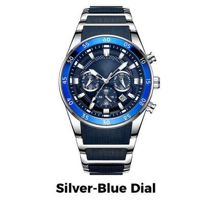 🎁Men's Waterproof Multifunctional Quartz Watch