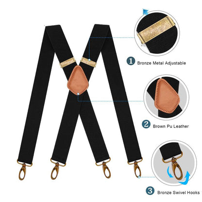 Universal X-Shaped High-Elastic Suspenders