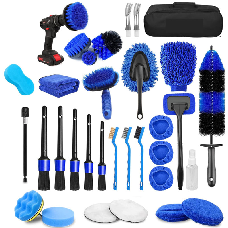 Car Wheel Tire Detailing Brush Set