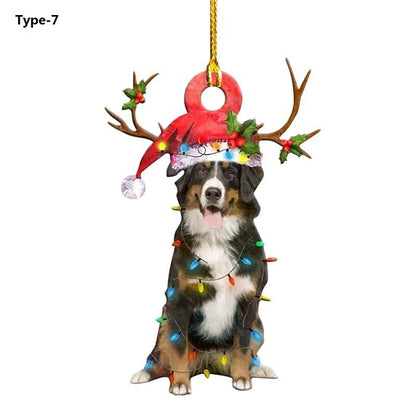 Christmas Tree Puppy Pendant Ornament