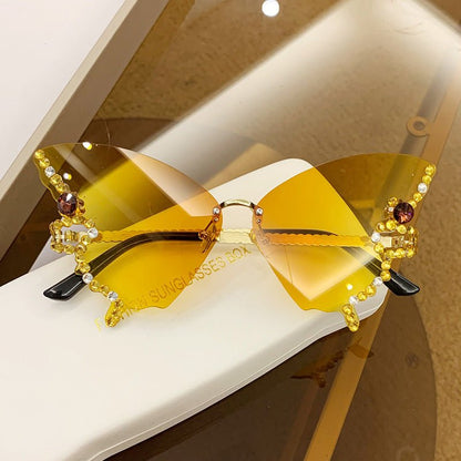 Diamond Butterfly Sunglasse