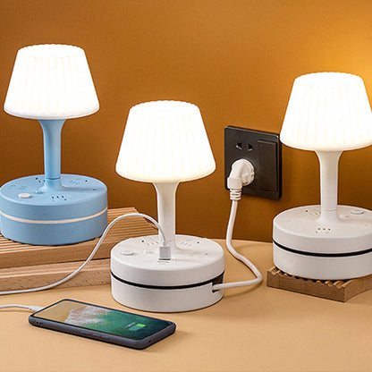 Bedside Lamps With AC Outlets & USB Ports