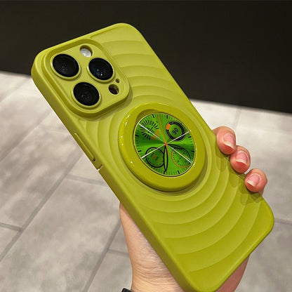 Ripple Pattern Magnetic Phone Case with Stand