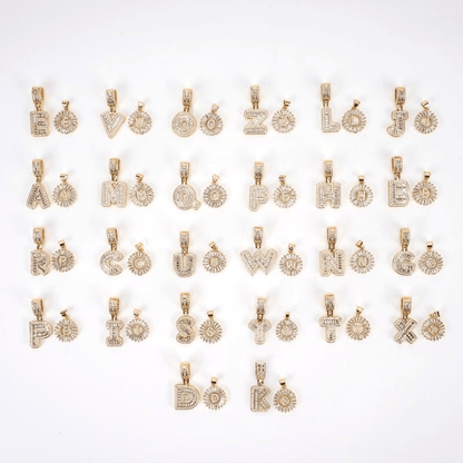 💖2 Pack - Initial Letter Pendant Necklaces