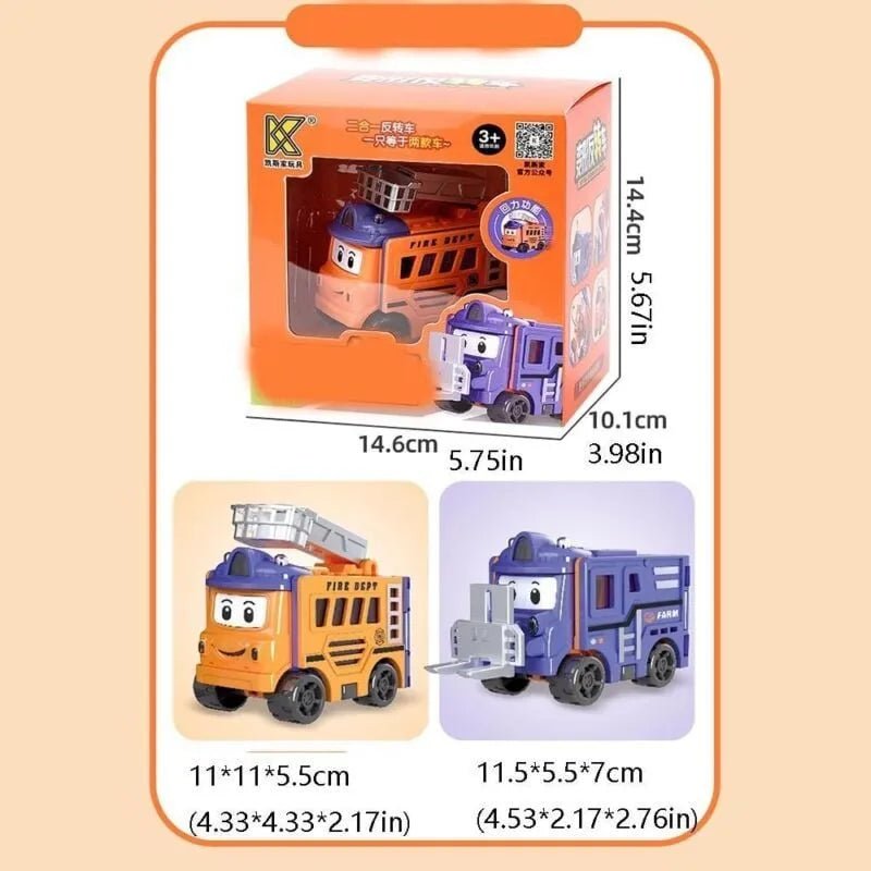 2 in 1 Transformable Toy Cars