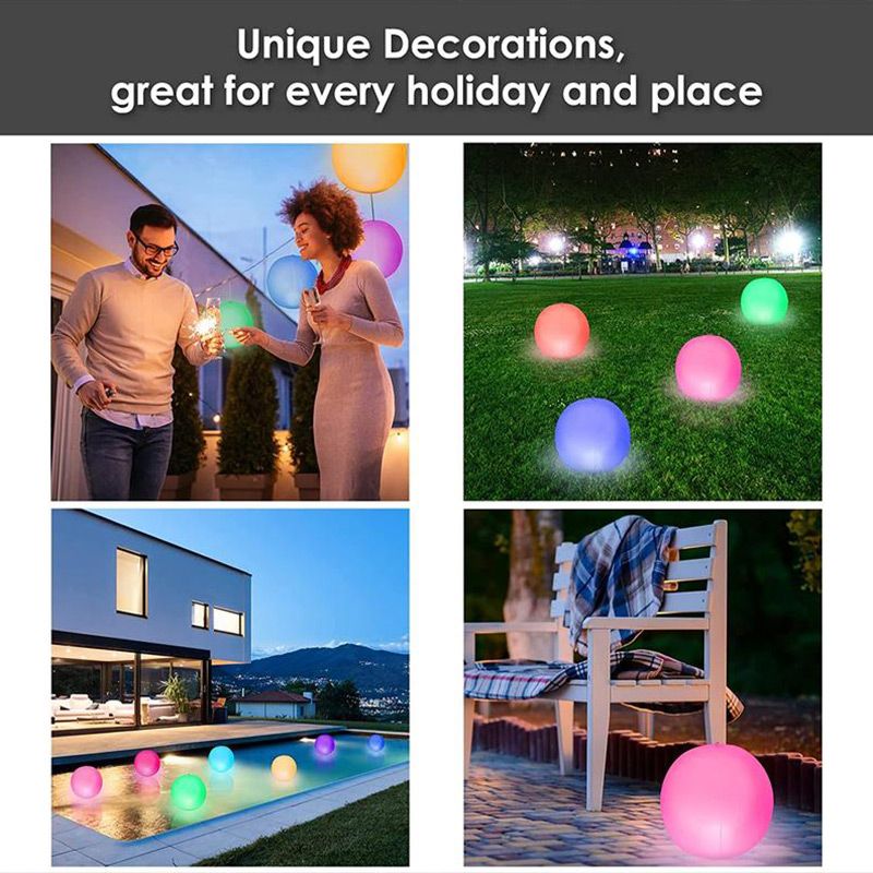 LED Light 16 Colors Luminous Beach Ball