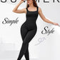 One Piece Tank Top Thigh Slimming Workout Jumpsuit