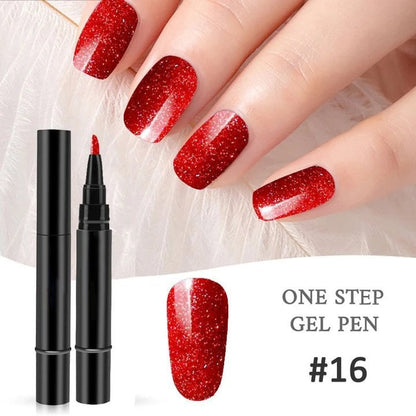 🎨One Step Nail Gel Pen💅
