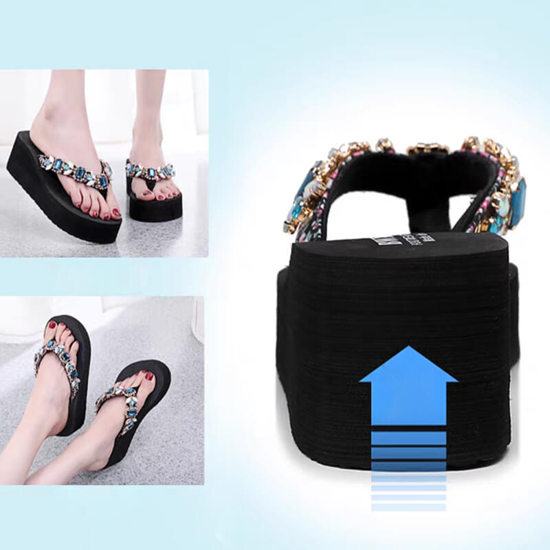 Rhinestone Flip Beach Flops