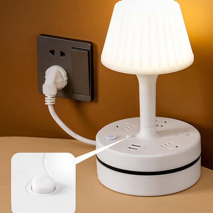 Bedside Lamps With AC Outlets & USB Ports