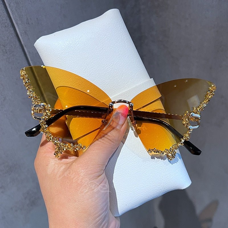 Diamond Butterfly Sunglasse