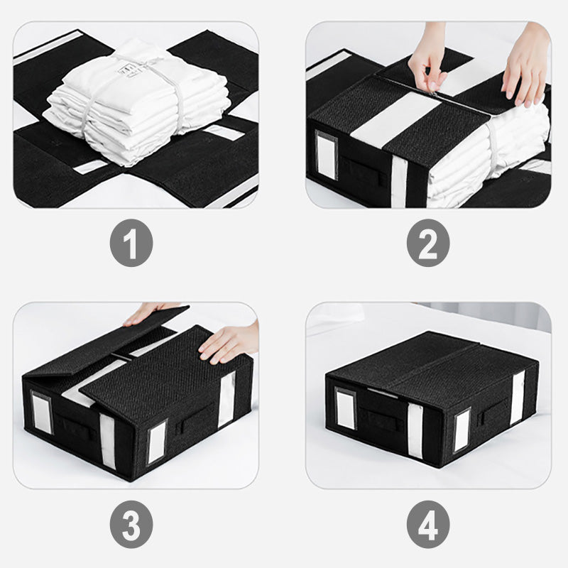 Ideal Gift - Foldable Bed Sheet Set Organizer