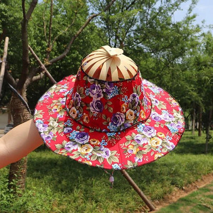 Fashionable Bamboo Fan Hat