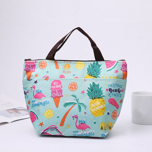 Printed Insulated Lunch Bag for Women