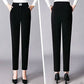 Corduroy High Waist Straight Leg Plush Pants For Women