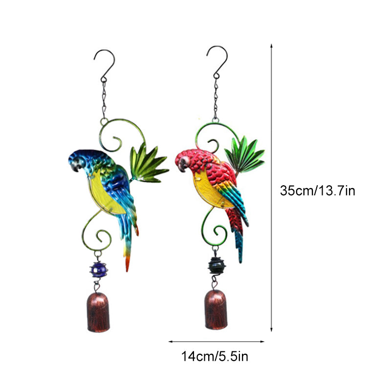 Parrot Wind Chime Hanging Decor