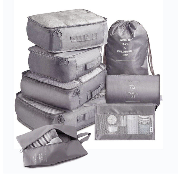 Set of 8 Travel Assortment Storage Bags