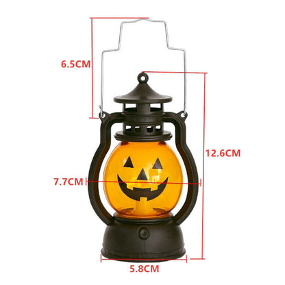 Portable Battery-Operated Halloween Pumpkin Lantern